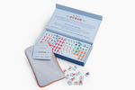 The Ocean Line: Barely Blue Mahjong Tiles