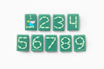 Travel Mahjong Set: Dusty Green