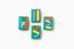 Travel Mahjong Set: Dusty Green