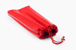 Vegan Leather Drawstring Mahjong Rack Bag