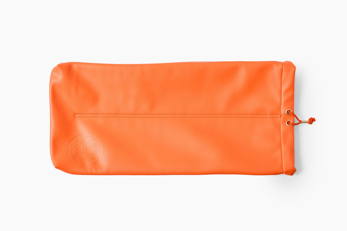 Vegan Leather Drawstring Mahjong Rack Bag
