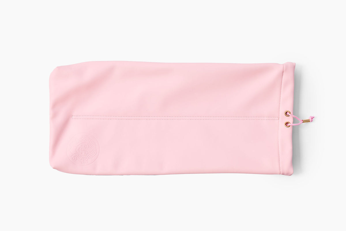 Vegan Leather Drawstring Mahjong Rack Bag