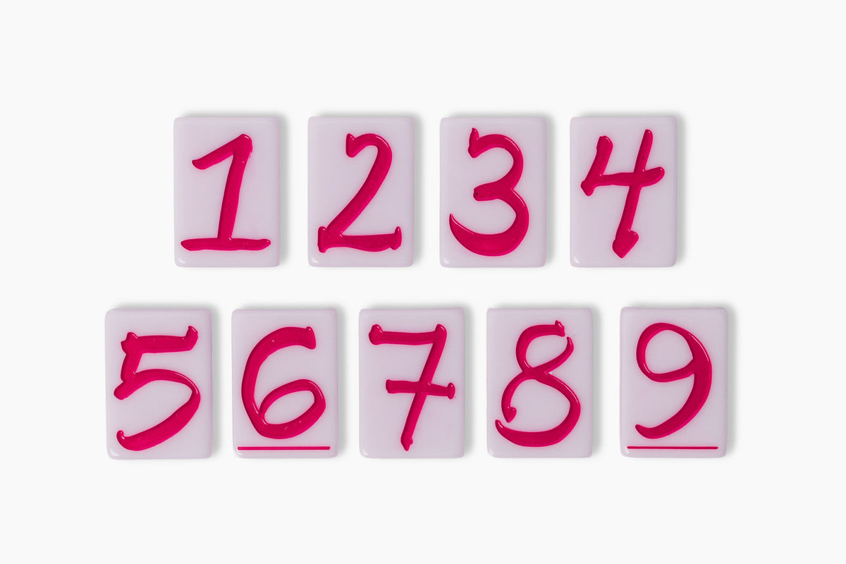 Travel Mahjong Set: Paris Pink