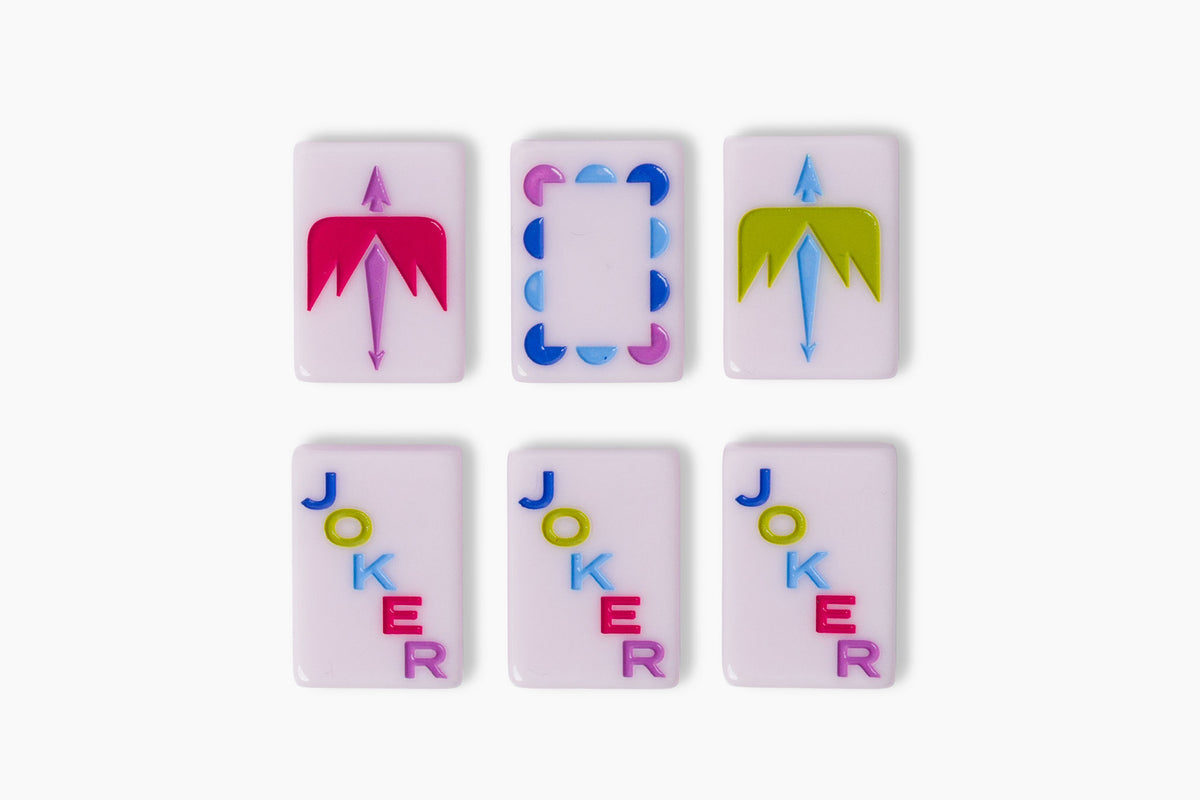 Travel Mahjong Set: Paris Pink