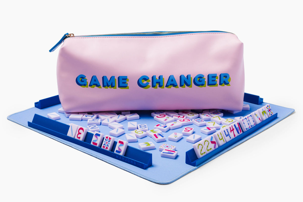 Travel Mahjong Set: Paris Pink