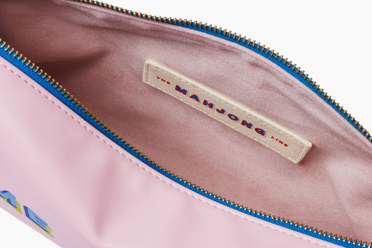 Travel Mahjong Set: Paris Pink