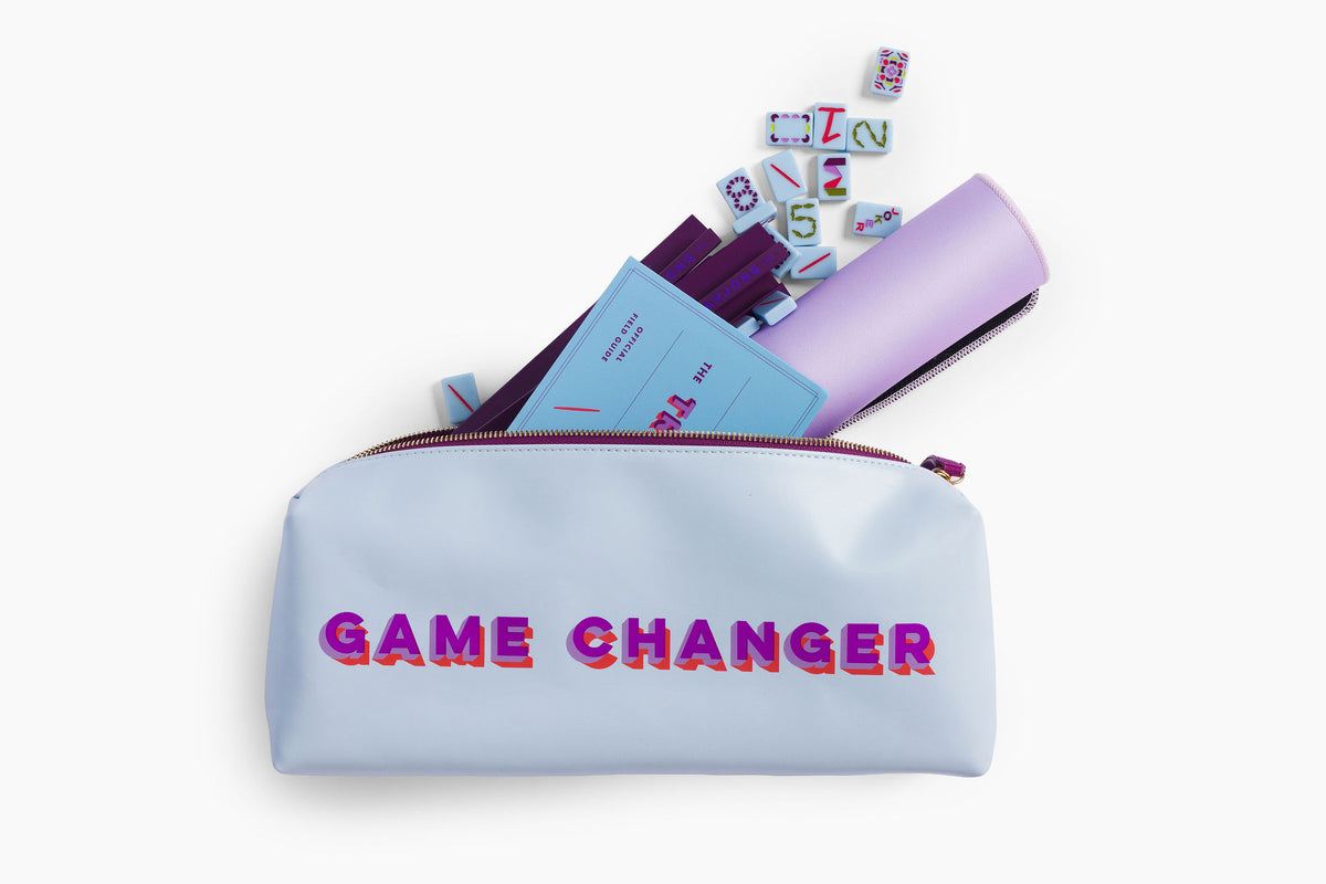 Travel Mahjong Set: Cornflower Blue