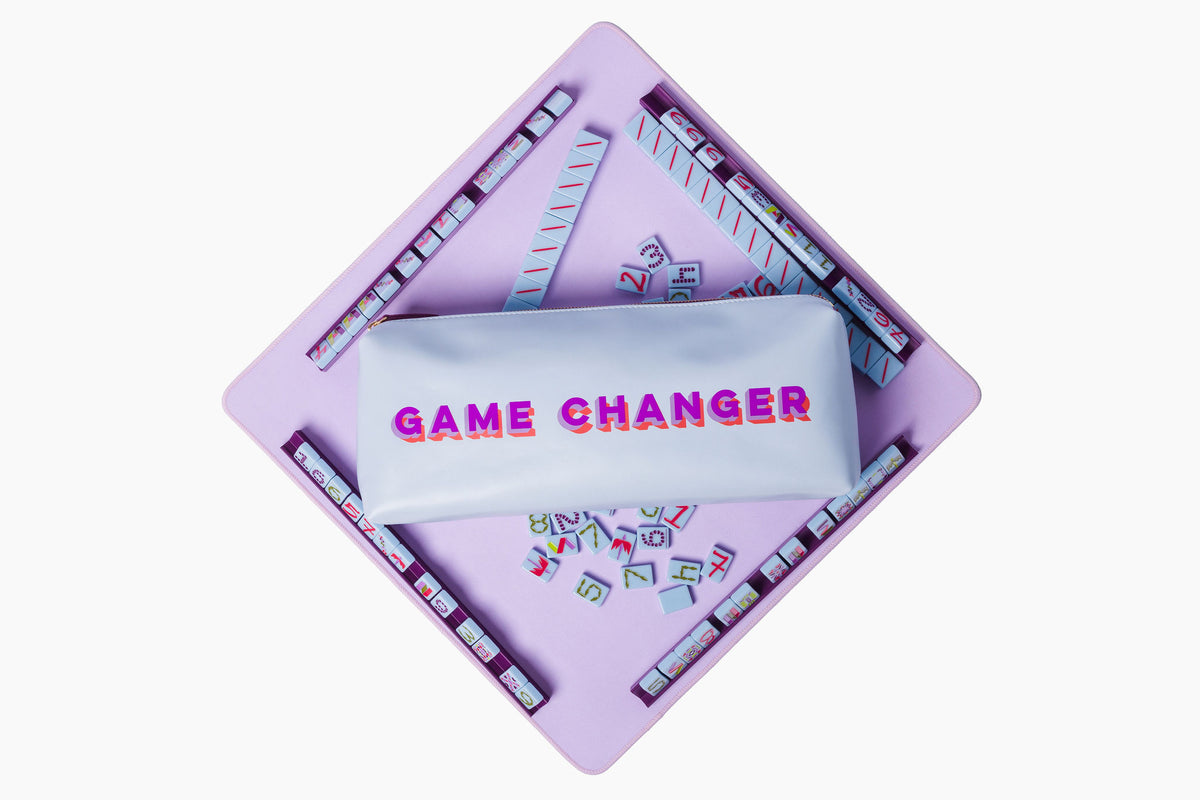 Travel Mahjong Set: Cornflower Blue