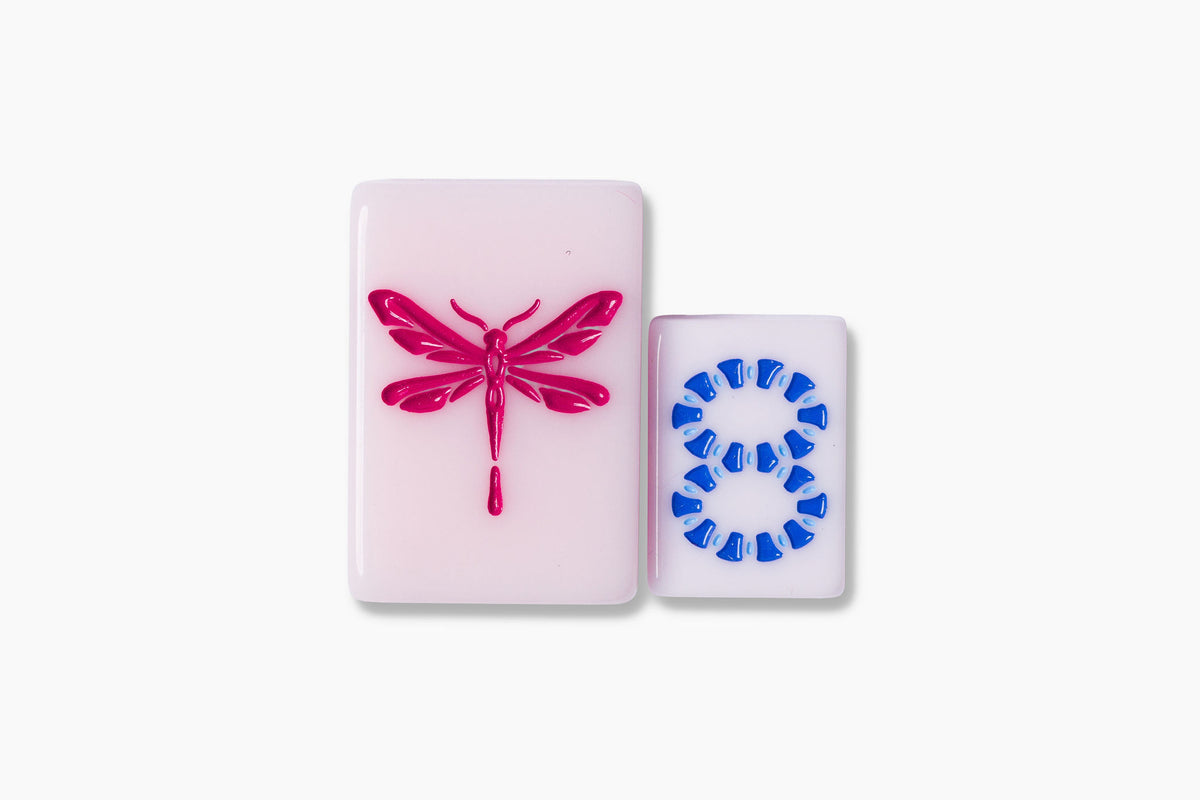 Travel Mahjong Set: Paris Pink