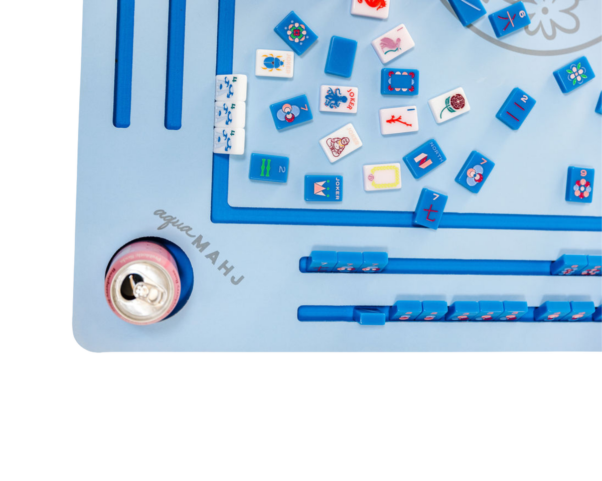 AquaMahj Floating Game Table: Cornflower Blue