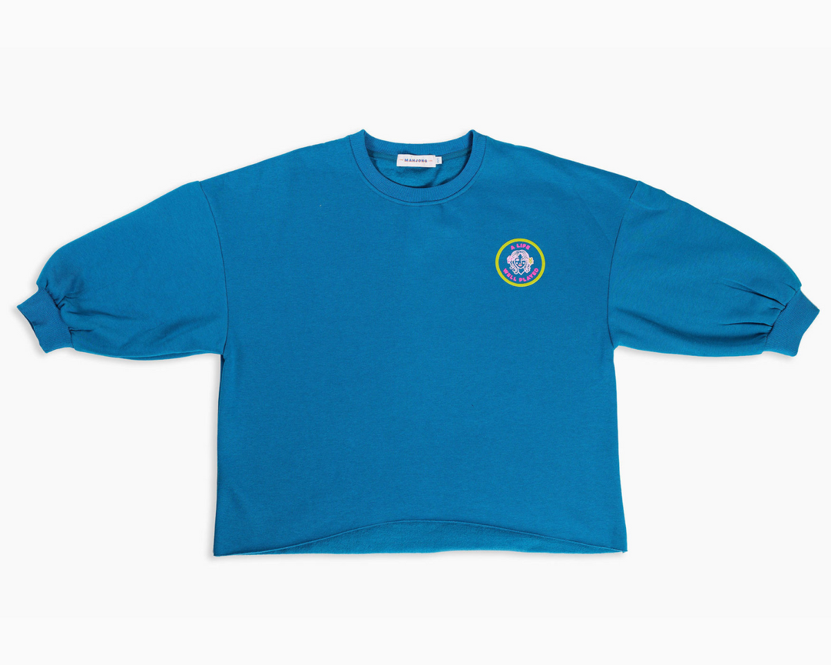 Crewneck: Marine blue