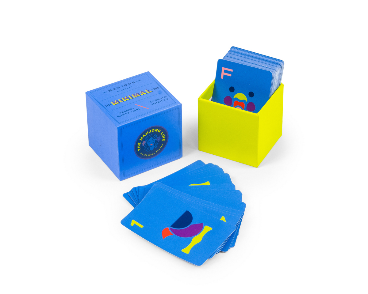 The Minimal Line: Ceylon Blue 2.0 Mahjong Travel Cards (100% off)