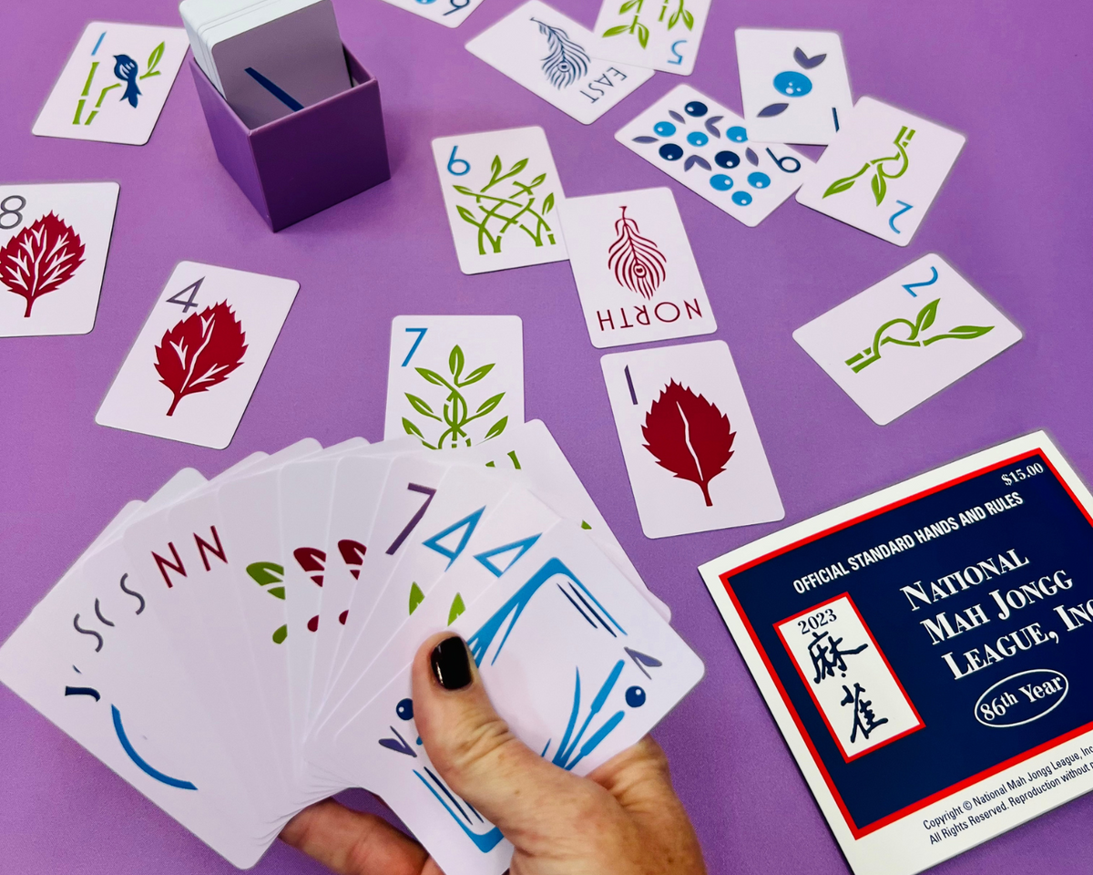 The Botanical Line: Paris Pink 2.0 Mahjong Travel Cards