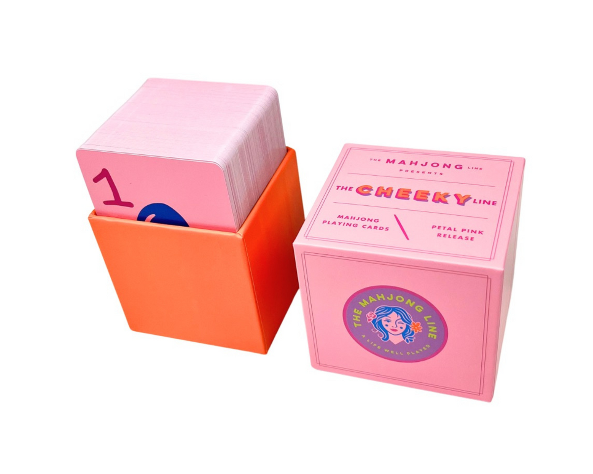 The Cheeky Line: Petal Pink Mahjong Travel Cards (100% off)