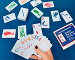 The Ocean Line: Barely Blue Mahjong Travel Cards