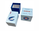 The Ocean Line: Barely Blue Mahjong Travel Cards