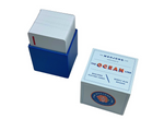 The Ocean Line: Barely Blue Mahjong Travel Cards