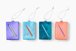 Christmas Ornament - Flowers: Pack of 4