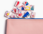 The Ocean Line: Vegan Leather Tile Bag