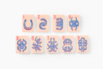 The Ranch Line: Dusty Rose Mahjong Tiles