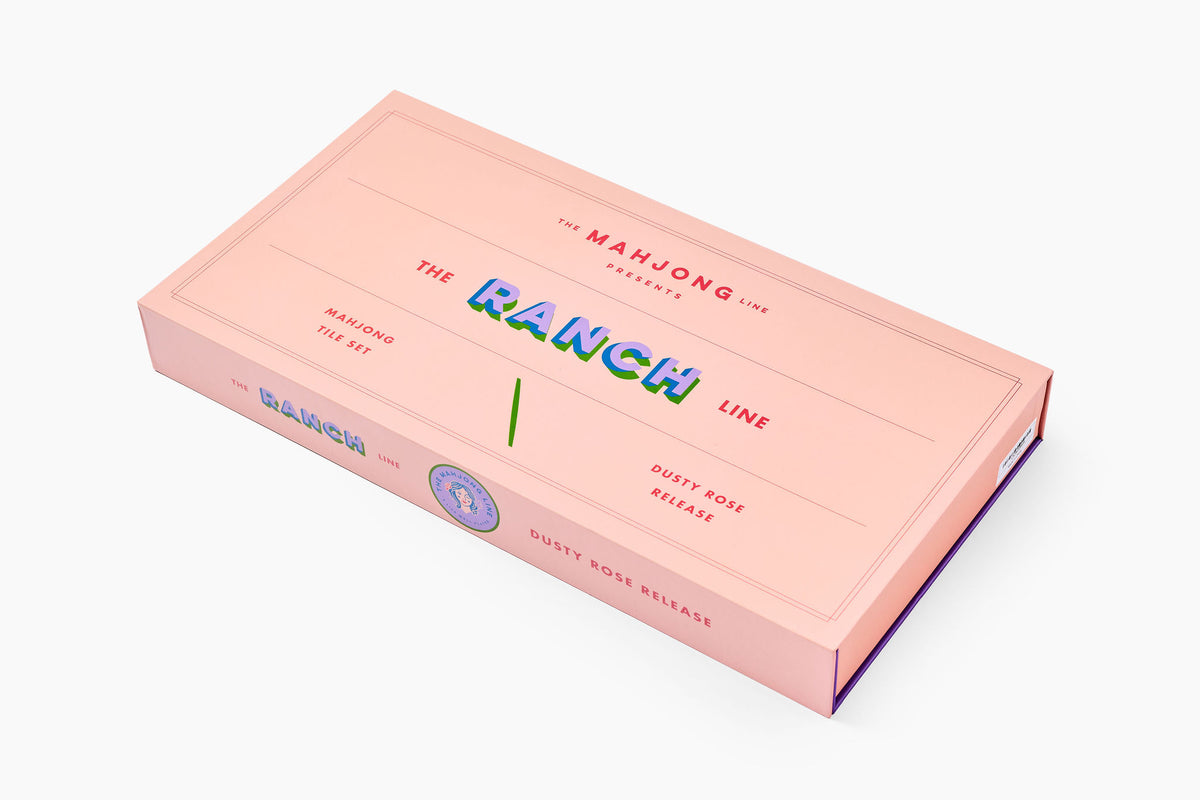 The Ranch Line: Dusty Rose Mahjong Tiles