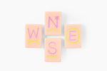 The Ranch Line: Dusty Rose Mahjong Tiles