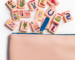 The Ranch Line: Dusty Rose Mahjong Tiles