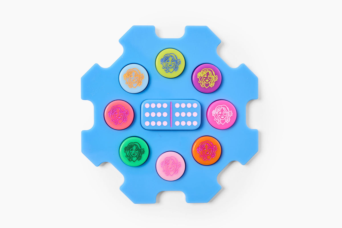 Train Dominoes: Ceylon Blue