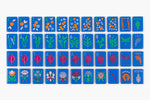 The Botanical Line: Blue-Eyed Jack Mahjong Tiles