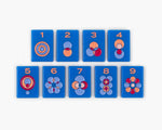 The Minimal Line: Blue-Eyed Jack Mahjong Tiles