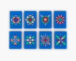 The Minimal Line: Blue-Eyed Jack Mahjong Tiles