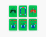 The Minimal Line: Kelly Green 2.0 Mahjong Tiles