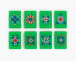 The Minimal Line: Kelly Green 2.0 Mahjong Tiles