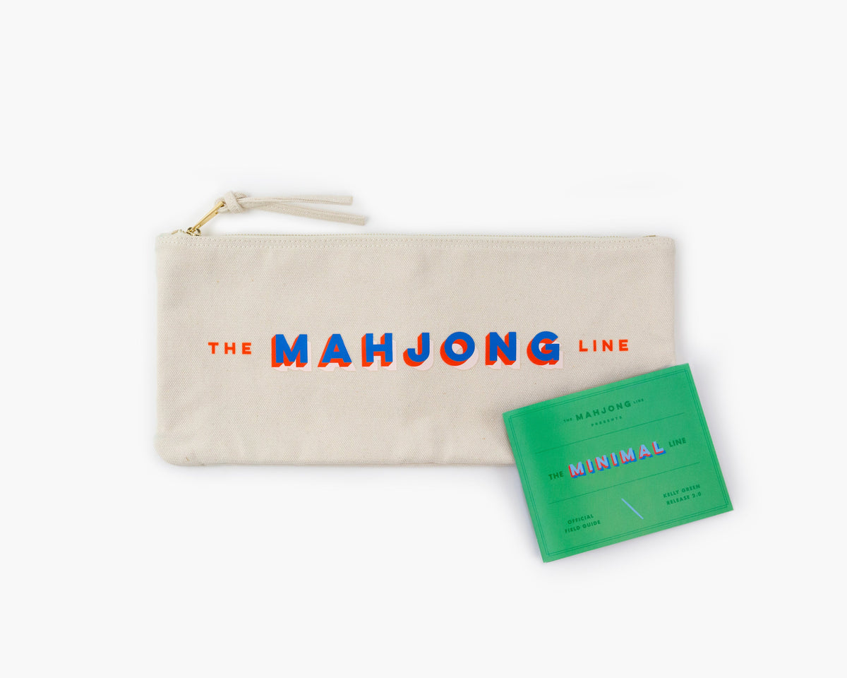 The Minimal Line: Kelly Green 2.0 Mahjong Tiles