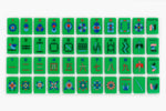The Minimal Line: Kelly Green 2.0 Mahjong Tiles