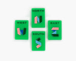 The Minimal Line: Kelly Green 2.0 Mahjong Tiles