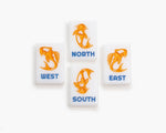 The Mahjong Line releases a new American mahjong tile set called the Joshua Tree. The mah jongg tiles are white tile and feature a green and pink dragon, red and blue dragon and mushroom tops for the soap dragon.