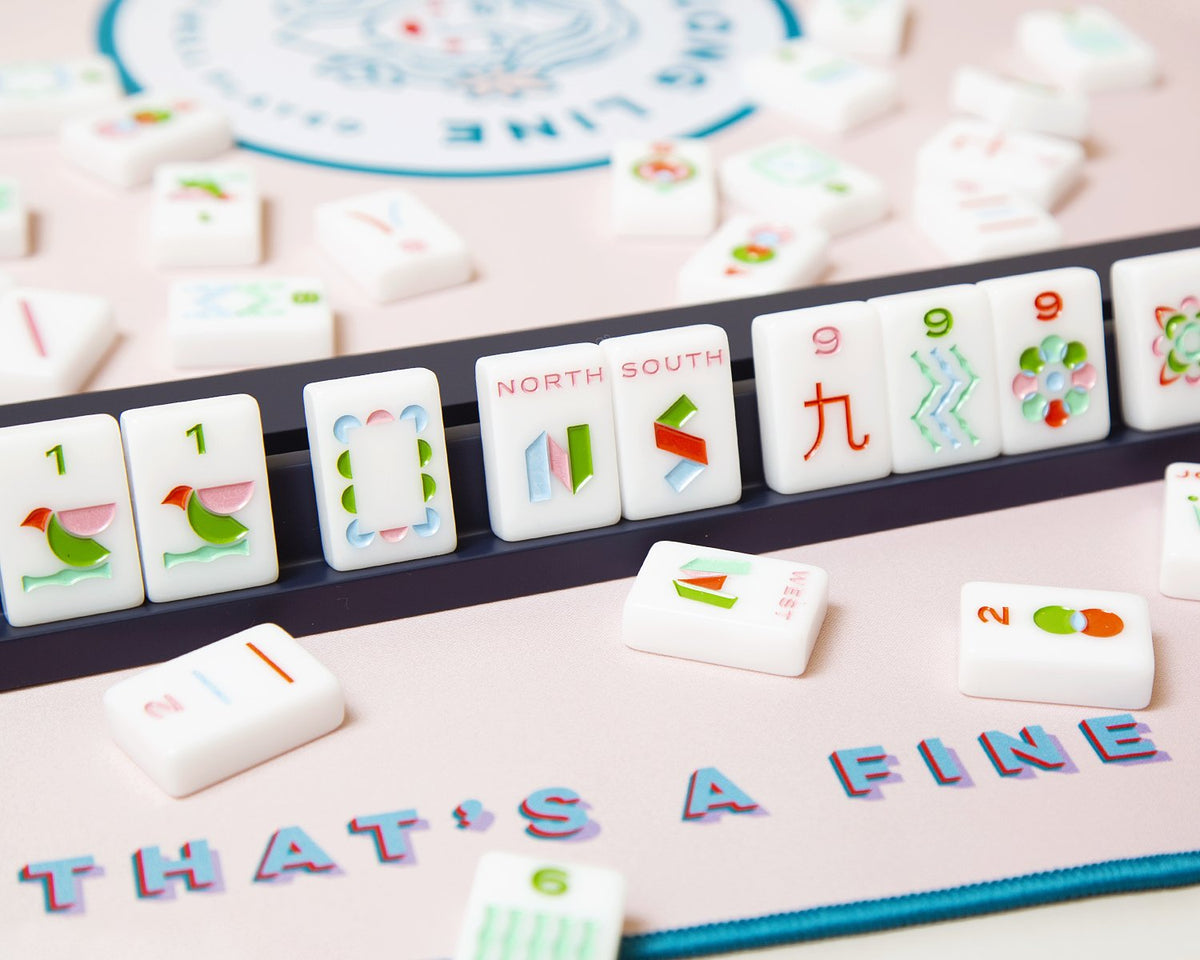The Minimal Line: Palm Springs Mahjong Tiles