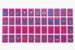 The Mahjong Line releases an update of the Neon Purple Minimal Line called Neon Purple 2.0 featuring updated colors in the cracks.