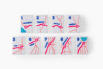 The Americana Line: Crisp White Mahjong Tiles