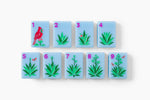The Americana Line: True Blue Mahjong Tiles