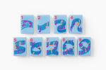 The Americana Line: True Blue Mahjong Tiles