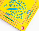 AquaMahj Floating Game Table: Yellow