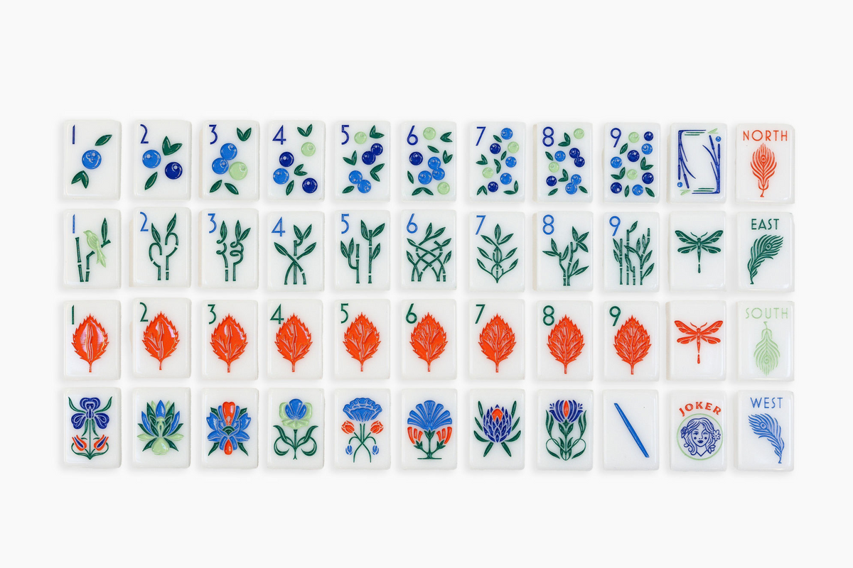 The Botanical Line - Mahjong Tile Set - Newport Release – The Mahjong Line