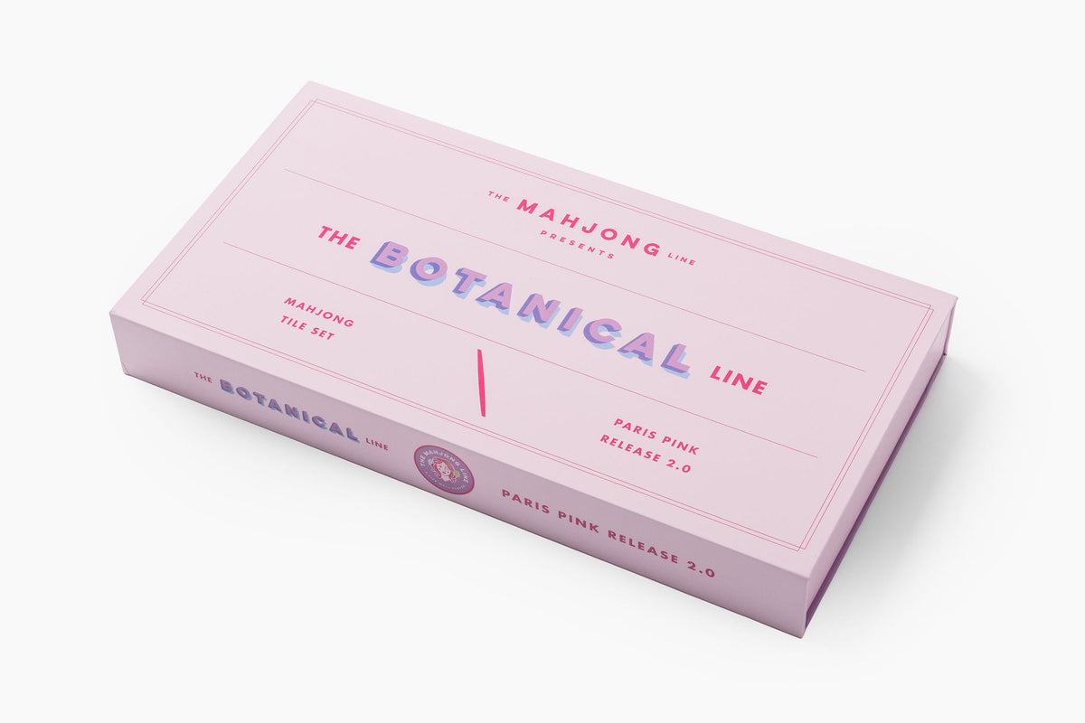 The Botanical Line: Paris Pink 2.0 Mahjong Tiles
