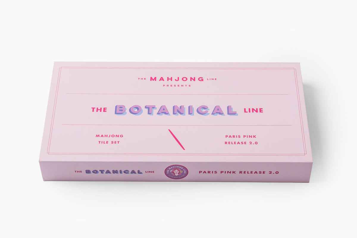 The Botanical Line: Paris Pink 2.0 Mahjong Tiles