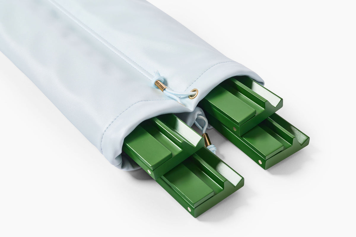The Botanical Line: AERIN Soft Blue Mahjong Collection