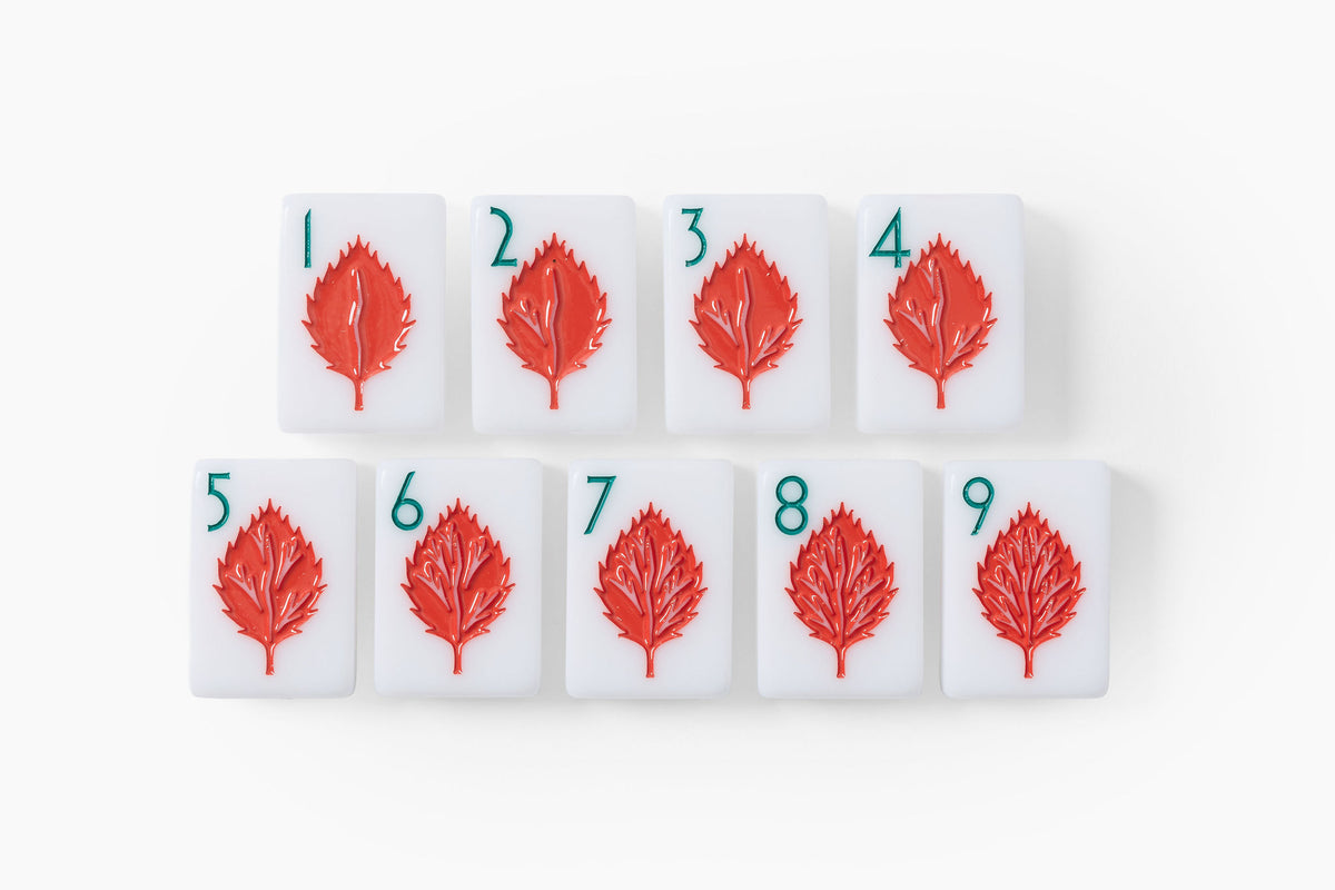 The Botanical Line: Newport Mahjong Tiles