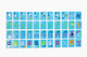 The Cheeky Line: Electric Blue Mahjong Tiles
