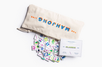 The Classic Line: Crisp White Mahjong Tiles